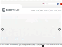 Tablet Screenshot of caprottiluce.com